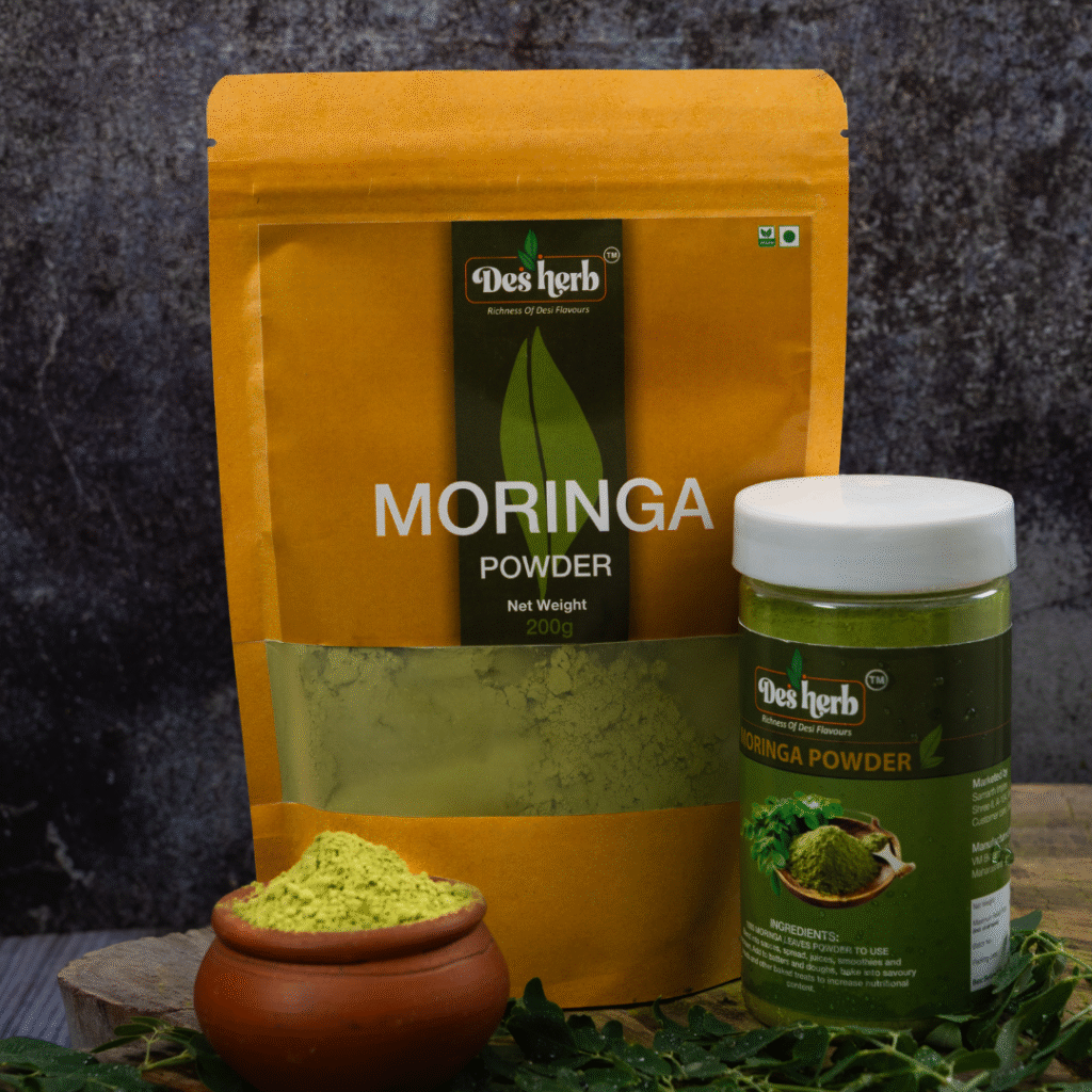 Desherb Moringa Powder Front Pack Image