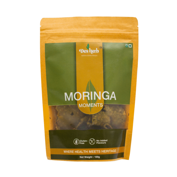 Moringa Moments by Desherb – Light, Guilt-Free Snack with Indrayani Rice and Herbs