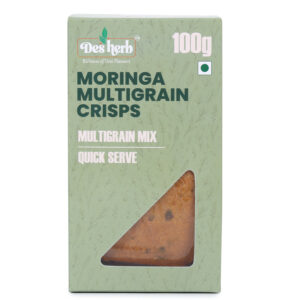 Desherb Moringa Multigrain Crisps – Healthy Snack with Wheat, Bajri, Jowar & Millets
