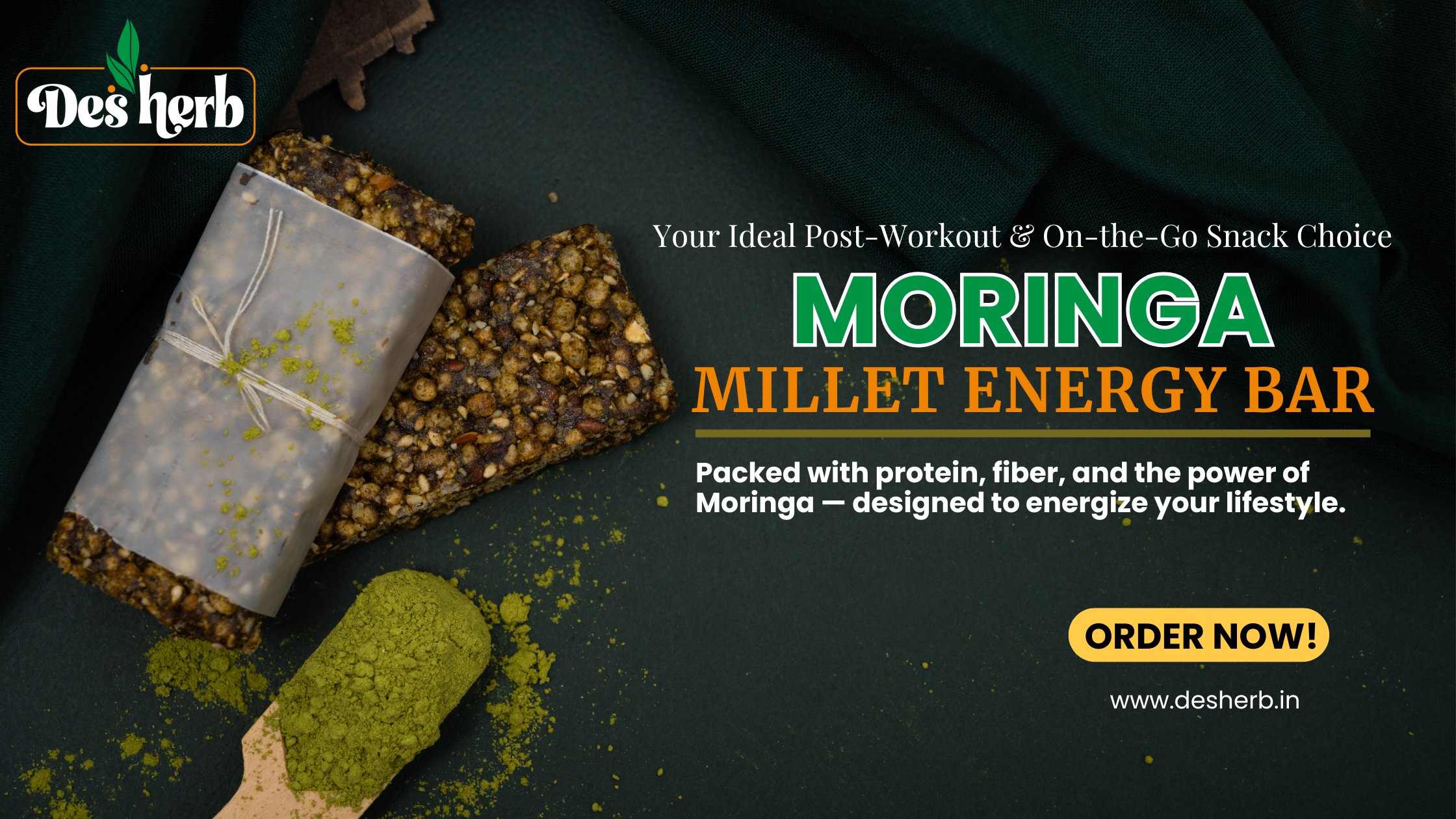 Moringa Millet Energy Bar