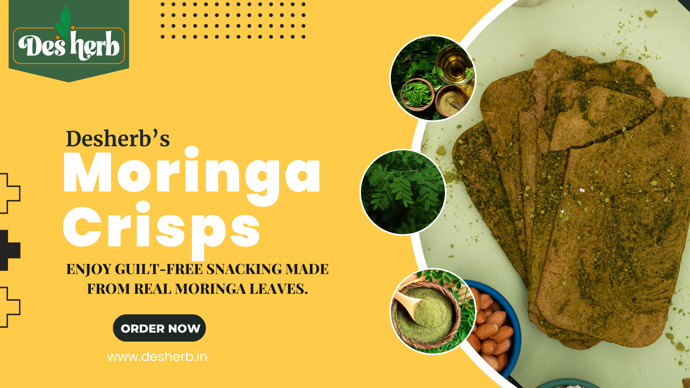 Desherb Moringa Crisps