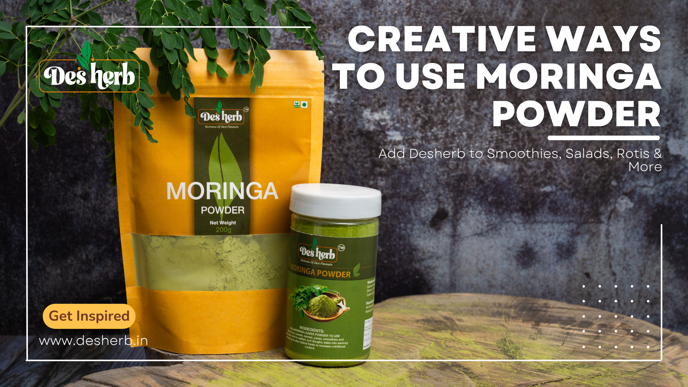 Desherb Moringa Powder