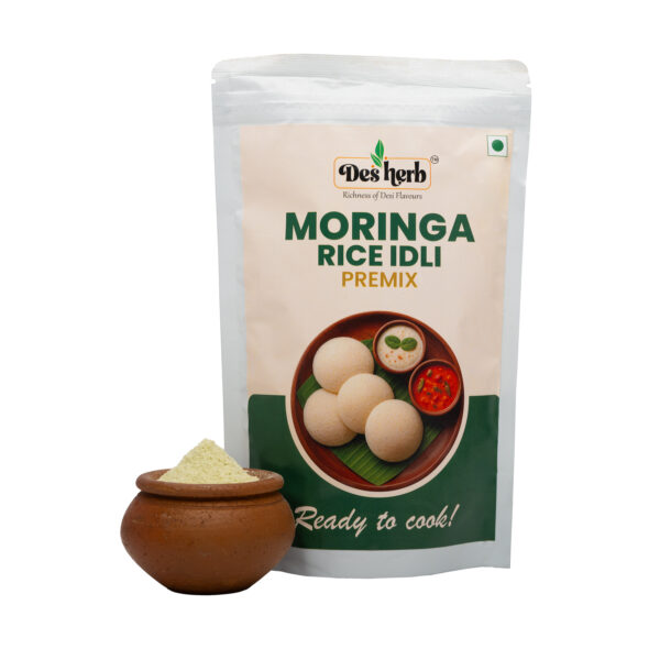 Desherb Moringa Rice Idli Premix – Healthy Instant Idli Mix with Moringa and Rice Flour
