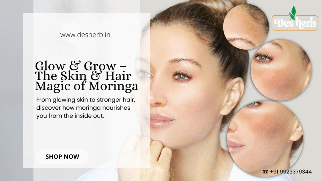 Can moringa improve skin and hair health?