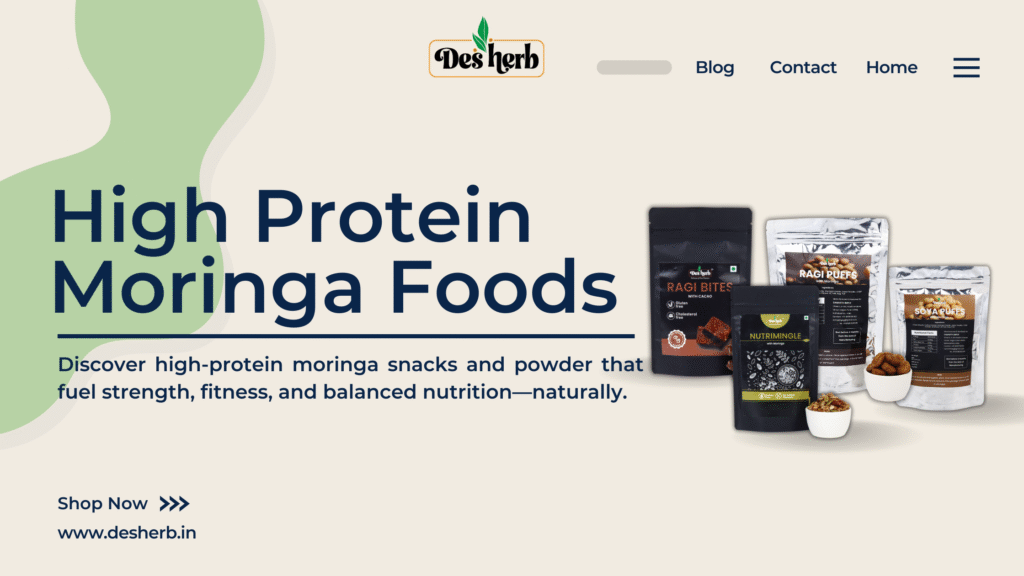 High Protein Moringa Foods