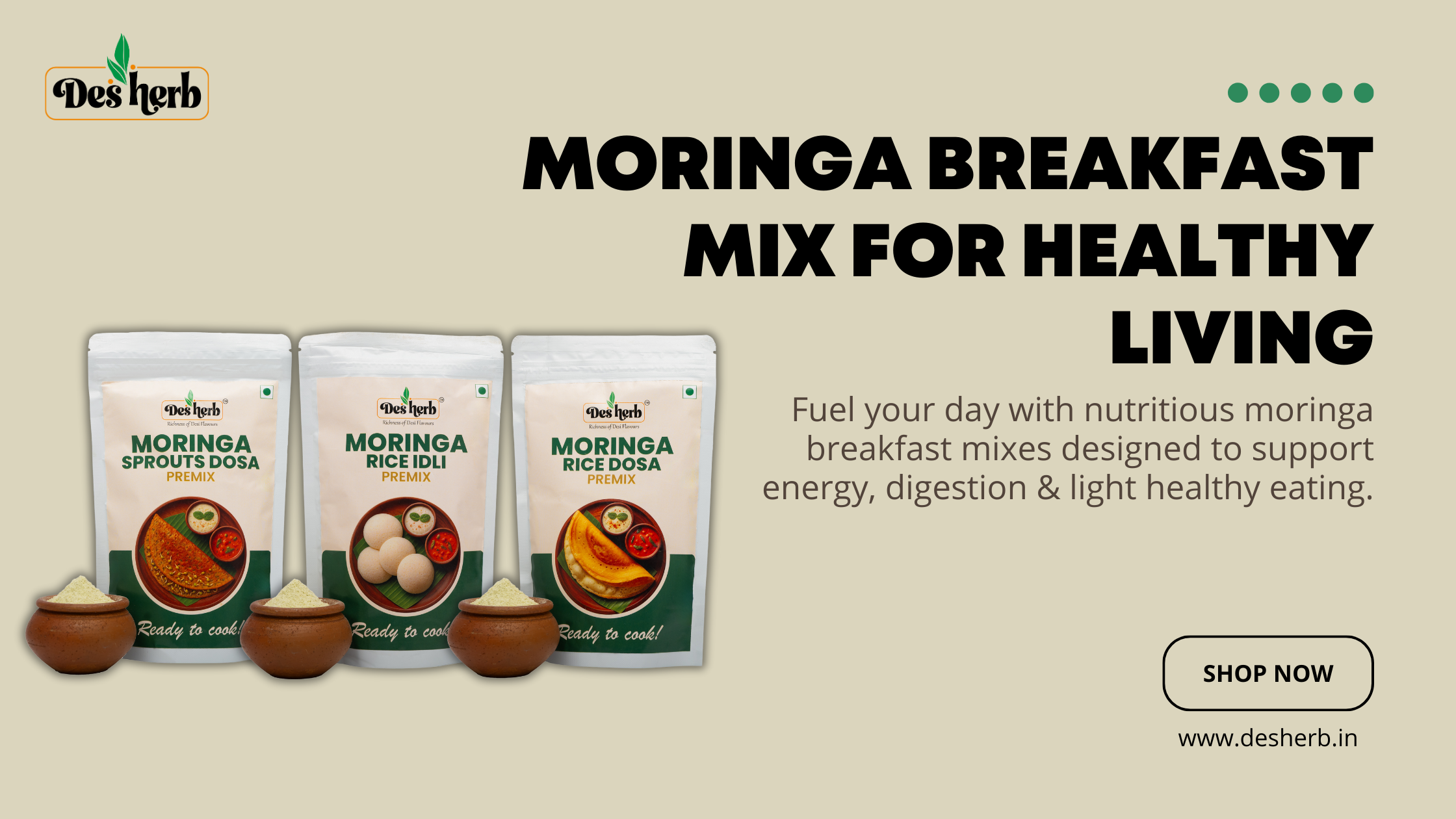 Moringa Breakfast Mix for Healthy Living
