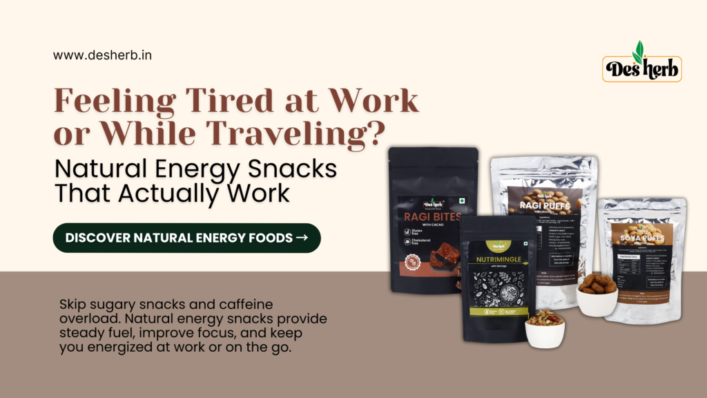 Natural Energy Snacks for Office & Travel