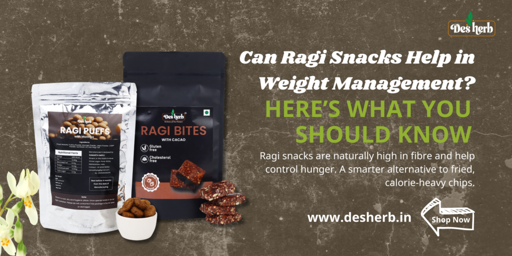 
Ragi snacks for weight management