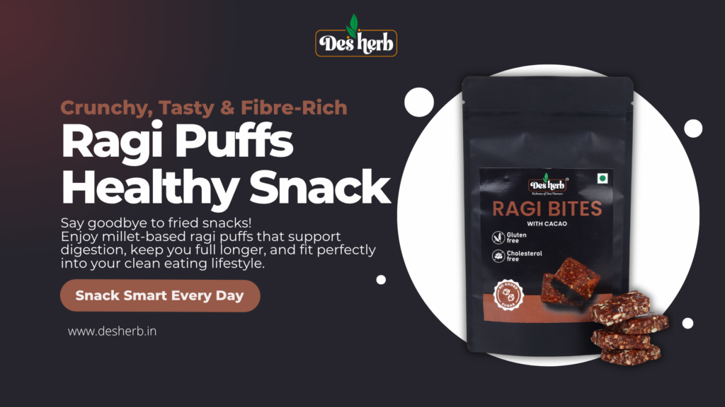 ragi puffs healthy snack