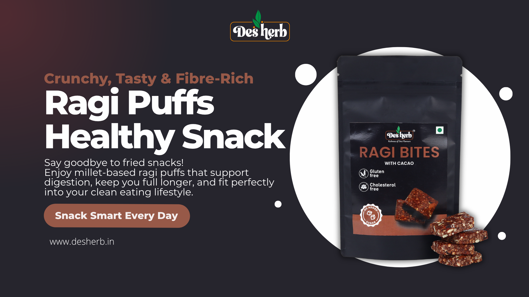 ragi puffs healthy snack