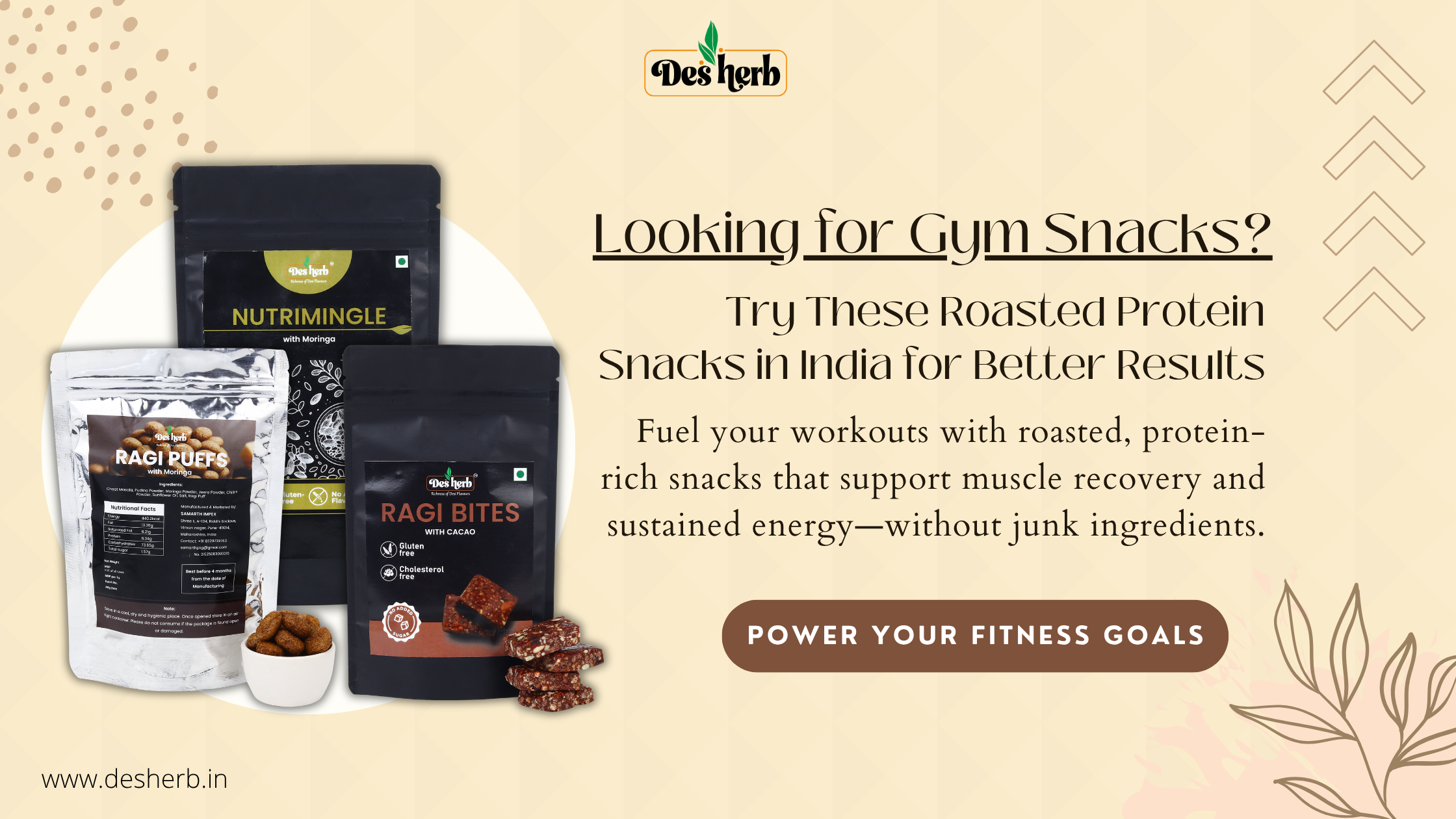 roasted protein snacks India for gym