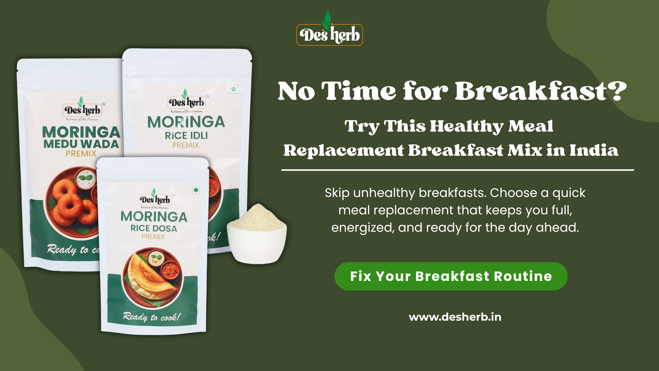 meal replacement breakfast mix India healthy