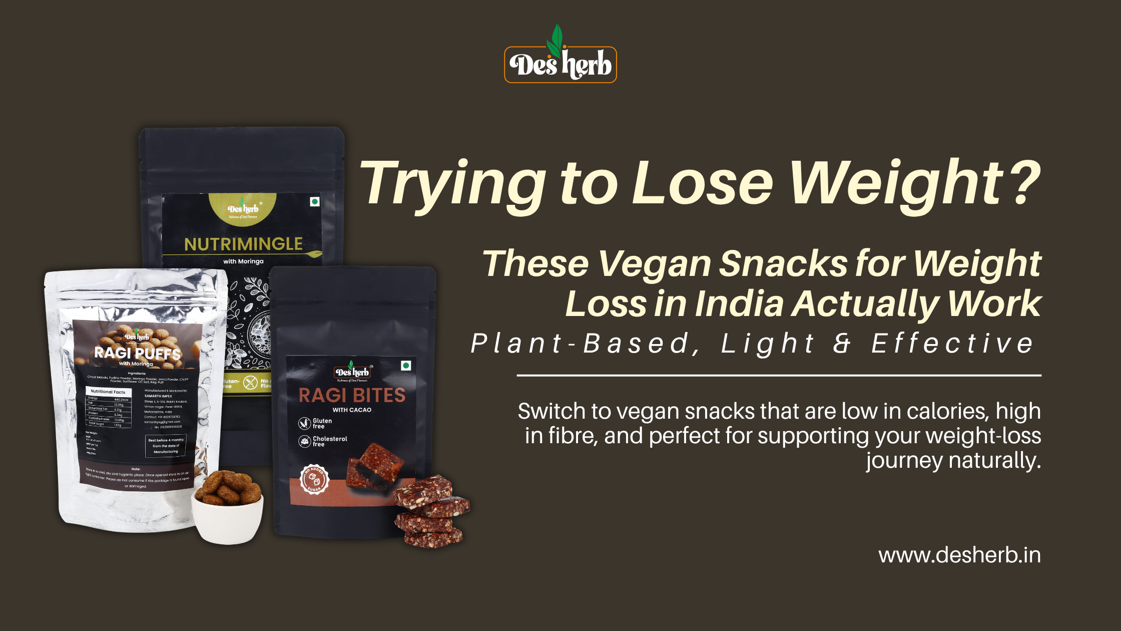 vegan snacks for weight loss India