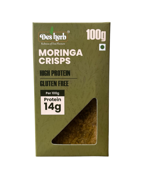 High Protein Moringa Crisps by Desherb