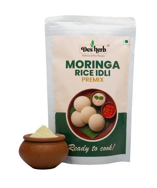 Desherb Moringa Rice Idli Premix – Healthy Instant Idli Mix with Moringa and Rice Flour