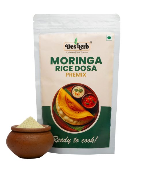 Desherb Moringa Rice Dosa Premix – Easy-to-Make Healthy Breakfast Mix with Superfood Benefits